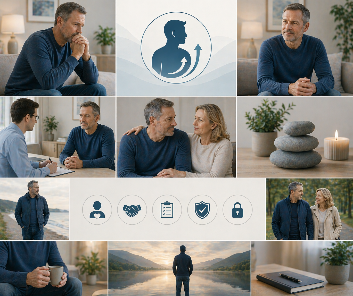 Illustration representing erectile dysfunction support